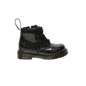 Кроссовки 1460 Glitter Ankle Boot Toddler, цвет Black Cosmic Glitter