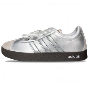 Adidas Neo Кроссовки для скейтбординга VL Court 2.0 Zhiye, Galaxy Formula, противоскользящие, износостойкие, низкие, унисекс, серебристо-белые