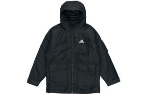 Пуховик Adidas Logo Multiple Pockets Outdoor Sports, черный