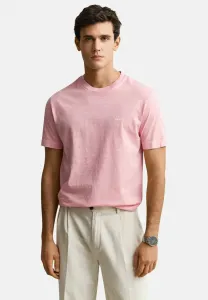 Выстиранная базовая футболка Gant, Washed Pink