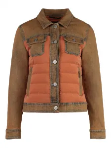 Джинсовая куртка Petunia с дутыми вставками Moorer, оранжевый
