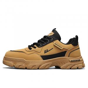 WARRIOR Рабочие ботинки мужские низкие хаки черные, цвет Khaki Black