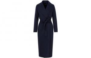 Пальто женское темно-синее 'S MAX MARA