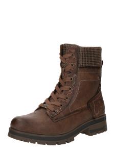 Ботильоны на шнуровке MUSTANG, коричневый