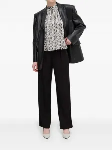 Брюки со складками Desigual, черный