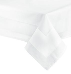 Скатерть Zollner белый, 130/130 см