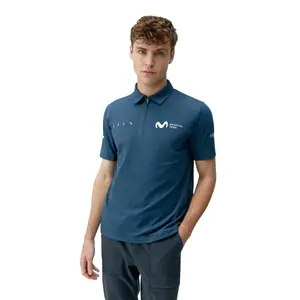 Movistar Born Living Yoga мужская рубашка поло, тёмно-синий