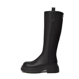 ST&SAT Черные женские ботинки до колена, цвет Black