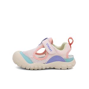 Сандалии детские с низким верхом, устойчивые к истиранию и дышащие ST&SAT, фиолетовый