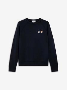 Толстовка Maison Kitsune/(M) с двойной нашивкой в виде головы лисы. Классическая толстовка.