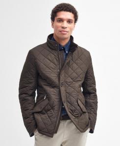 Стеганая куртка Barbour Powell, оливковый