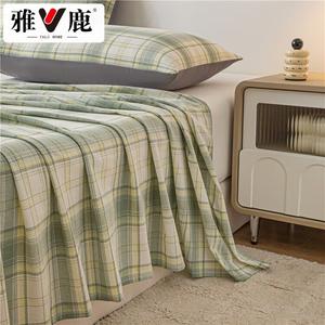 Yalu Простыня на резинке 160х230 см из 100% хлопка с наволочкой, цвет Jioyulv