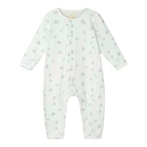 Детский комбинезон Cameron в белом цвете с листочками Ettie + h