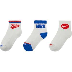 Nike Три пары носков Dri Fit цвет sail white для малышей