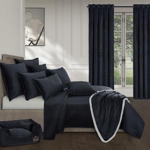 Комплект одеял Five Queens Court Toulhouse из 3 предметов с накидками, синий