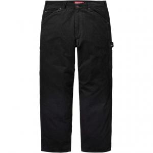 FW25 WEEK18 Широковорсовые вельветовые брюки Painter Pant Casual Unisex Supreme, черный