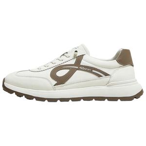 BASTO Мужские повседневные кеды низкие бело-голубые, бело-абрикосовые, цвет White Apricot