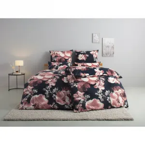 Постельное белье для дома «MELINA», цветочное постельное белье на молнии, размер. 135х200см Home Affaire, цвет blau