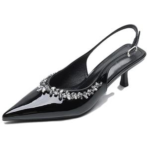 Женские туфли на высоком каблуке City camel, Black