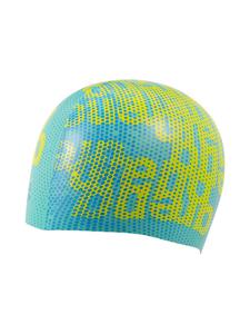 Arena Шапочка для плавания бирюзово-желтого цвета