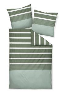 Постельное белье Janine шалфейно-зеленый, 155/200 см