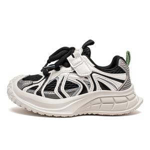 Амортизирующие, износостойкие, дышащие, низкие повседневные кроссовки для детей HOBIBEAR, бежевый/черный