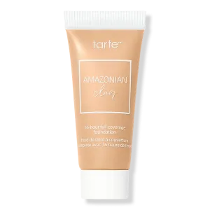 Тональный крем Amazonian Clay дорожного размера с 16-часовым полным покрытием Tarte, 32S Medium Sand (medium skin with warm, golden undertones)