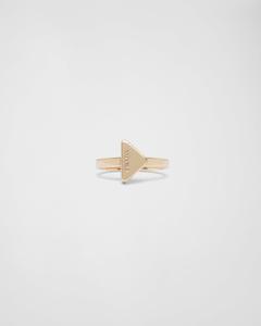 Металлическое кольцо Prada, золотой