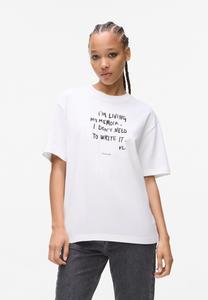 Футболка Karl Lagerfeld Jeans RELAXED-FIT KARL QUOTE, White