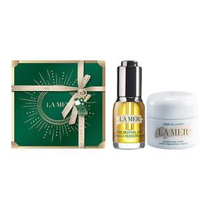 HAILANZHIMI 2024 рождественский лимитированный набор Miracle Serums Oil для ухода за кожей, подтягивающий и увлажняющий, 30мл+15мл/60мл+15мл LA MER