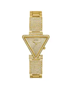 Женские часы Fame GW0644L2 со стальным и золотым ремешком Guess, золотой