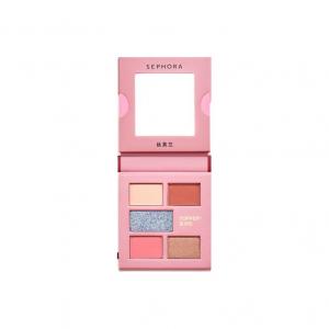 Палитра теней для век Color Transformation легко растушёвывается натуральные оттенки Sephora, #04 Pink Dimension