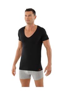 Дышащая майка с короткими рукавами и глубоким V-образным вырезом Albertkreuz, черный