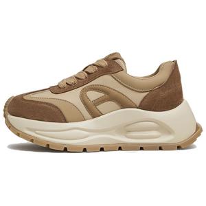 Износостойкие низкие повседневные кроссовки Women's TATA, коричневый