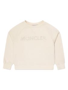 Moncler Enfant толстовка с логотипом, нейтральный цвет