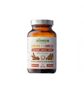Biowen, Биологически активная добавка, комплекс куркумы C3, куркумин, пиперин, имбирь, 60 капсул