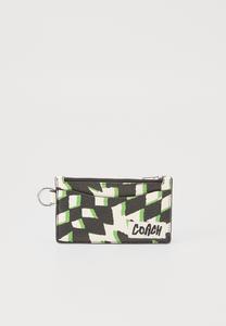 Кошелек ZIP CARD CASE IN GEO CHECK COACH, белый