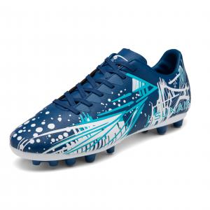 Женские футбольные бутсы AG Rubber Short Studs для искусственного грунта с амортизацией, износостойкие, с защитой от скручивания SUNAIS, White Yellow