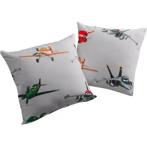 Декоративные подушки Planes Delta Disney, чехол для подушки без набивки, 2 штуки Wirth, Hellgrau + gemustert