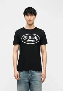 Футболка с принтом Von Dutch, Black