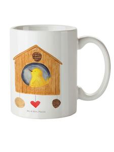 Детская кружка "Скворечник" для дома без слов, белого цвета Mr. & Mrs. Panda