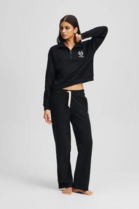 Хлопковые спортивные штаны HOTEL KARL Karl Lagerfeld, черный