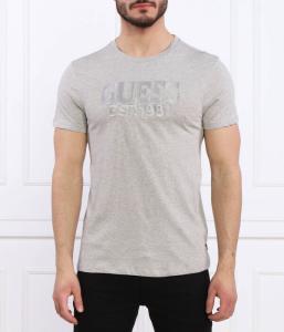 Футболка мужская Guess Jeans с вышивкой, серый