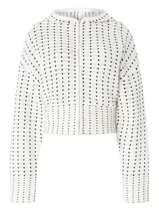 Толстовка с капюшоном и крючком спереди Genny, белый