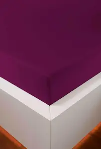 Простыня на резинке, трикотаж премиум-класса с эластаном, Eberle