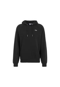 Мужская толстовка - BRAIVES худи реглан, толстовка, капюшон, длинный рукав, логотип FILA, черный