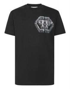 Футболка с круглым вырезом SS Philipp Plein, черный