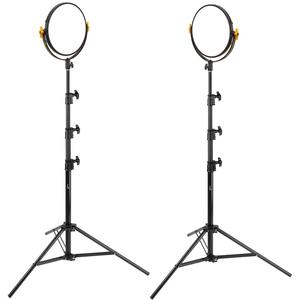 Светодиодная панель Genaray Mini Moon 11" RGB (комплект из 2 ламп со стойками)