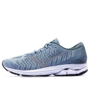 Кроссовки wave rider waveknit 3 'grey blue' Mizuno, синий