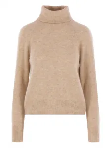 Свитер с воротником-гольф и ребристыми краями Zanone, нейтральный